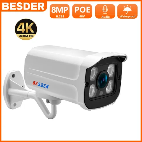 BESDER Wide Angle 2.8Mm 2MP 4MP 5MP 8MP IP Camera Waterproof Surveillance P2P RT