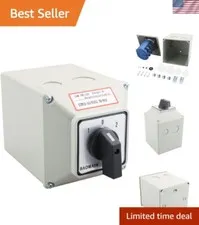 Universal Rotary Cam Switch 660V 63A - 3 Position for Reliable Circuit Control