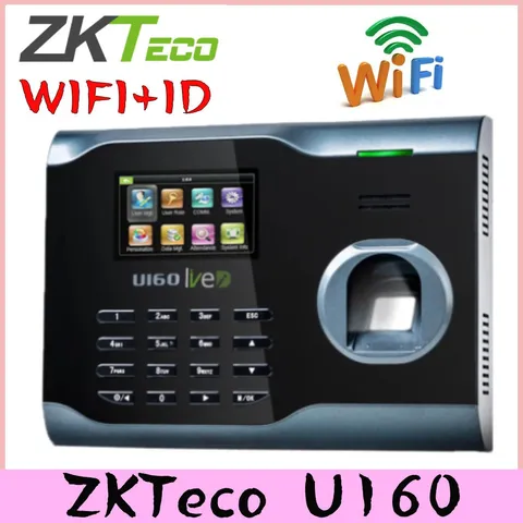 ZkTeco U160 +ID+WiFi+TCP/IP Fingerprint Time Attendance Time Clock Time Recorder