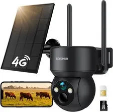 4G Camaras De Seguridad Sin WIFI Para Casa Exterior Inalambricas Con Panel Solar