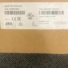 AXIS P3715-PLVE IP/Network Wired Network Camera, MPN 01970-001