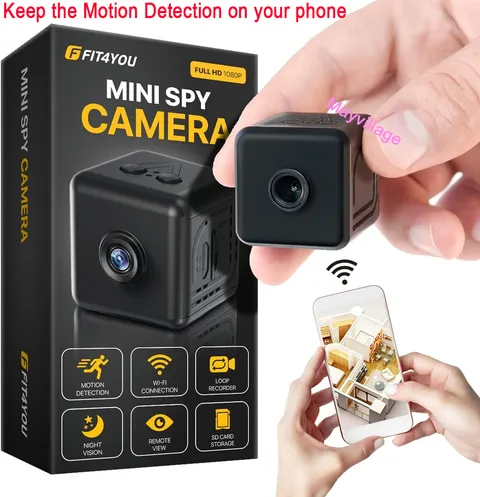 Mini APP WiFi Camera 1080P HD Motion Detection Home Security Audio Video Cam