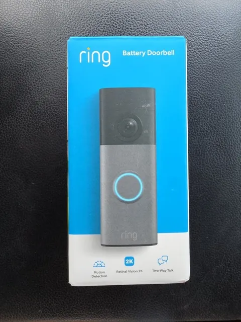 Ring Battery Doorbell (newest model) — Retinal 2K with wide-angle video, up to 6
