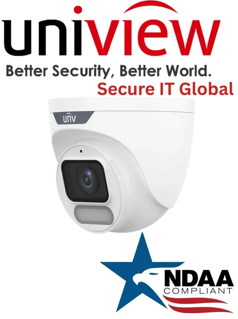 UNV 8MP HD Audio IP67 NDAA PoE Uniview OwlView Turret Network IP Security Camera