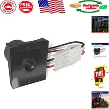 Versatile Outdoor Dusk-to-Dawn Sensor for LED & Incandescent Bulbs, Pack of 1