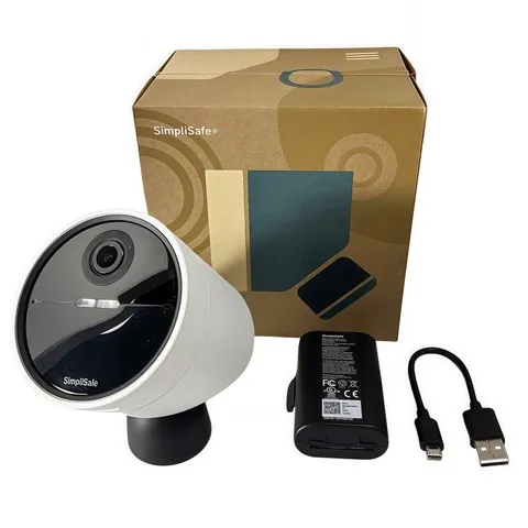 SimpliSafe Wireless Outdoor 1080P Camera White CMOB1 NEW