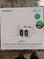 Arlo Wireless Security Cameras (4) VMS3430  by Netgear & 1 Arlo Quadpod Mount