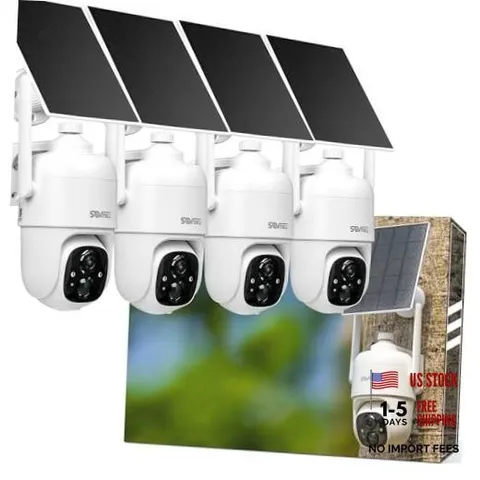 Vicohome AI 2K Solar Security Camera Wireless Outdoor, Battery Powered,Two 4CQ1