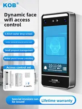 dynamic facial recognition all-in-one access control system, facial brushing and