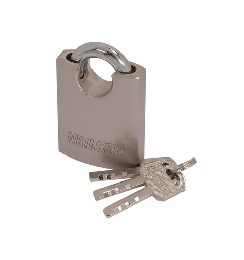 50mm Keyed Security Padlock with 3 Keys for Gates Sheds Lockers