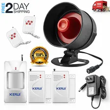 Alarma Para Casa Kit Ventanas De Seguridad Alarmas House Home Inalambrico Sirena