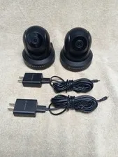 Amcrest IPM-721B 720p Wireless Pan/Tilt Indoor Black Security Cameras 2 Pack
