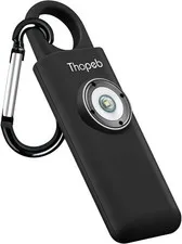 Thopeb 135dB Personal Safety Alarm Keychain Charcoal