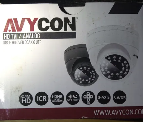 AVC-ET91FT/2.8-W  1080P IR True WDR Weatherproof 3-Axis Dome CCTV camera