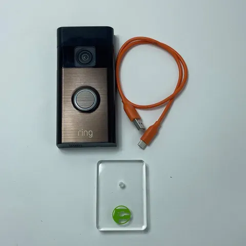 Ring Battery Doorbell Outdoor Camera 5F97F2 Venetian Bronze