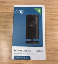 Ring Stick Up Cam Pro Battery In/Outdoor Security Camera NEW SEALED BLACK