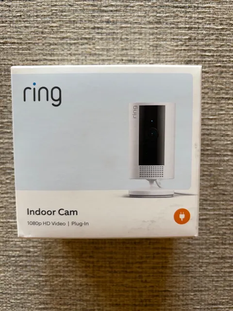 Ring Indoor Cam 1080p HD Video Plug‑In Security Camera (2nd Gen) - NEW / SEALED