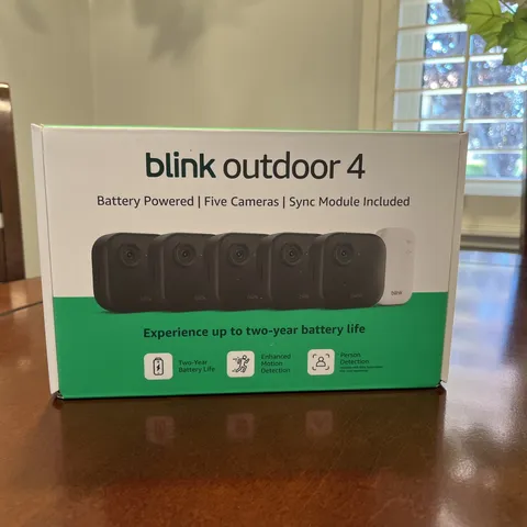 BRAND NEW BLINK Outdoor 4- 5-Camera Security System w/ Sync Module Sealed!