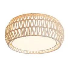 WINGBO 15.7" Modern 3-Light Flush Mount Ceiling Light Medium(15.7"), White