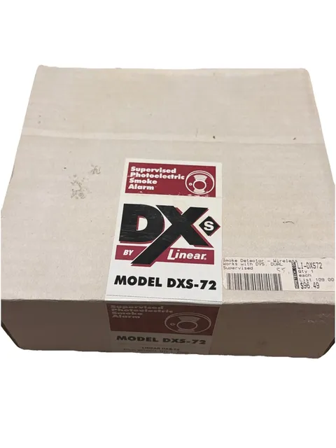 Linear DXS-72 Supervised Photoelectric Smoke Alarm Freq: 315