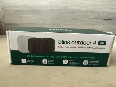 Blink Outdoor 4 XR Two Wireless HD Camera Smart System w/ Sync Module - Sealed!