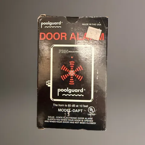 Poolguard DAPT Door Alarm 85 dB at 10 ft UL Listed 9V Low Battery Indicator