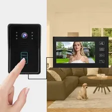 IR Camera Doorbell 7 Inch Waterproof Intercom For Outdoor Monitoring Popular
