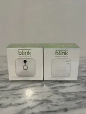 Blink Wireless Home Security Camera & Sync Module Hub - 1st Gen White Box Legacy