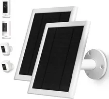 5W Solar Panel for Ring Spotlight Cam Plus/Pro, Stick Up Cam, 2-Pack