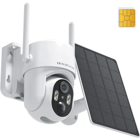 4G LTE Cellular Security Camera Solar Wireless Outdoor 2K Night Vision