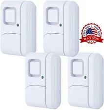 4 Alarmas Para Puertas Y Ventanas De Alarma Seguridad Casa Inalambrica Sensor