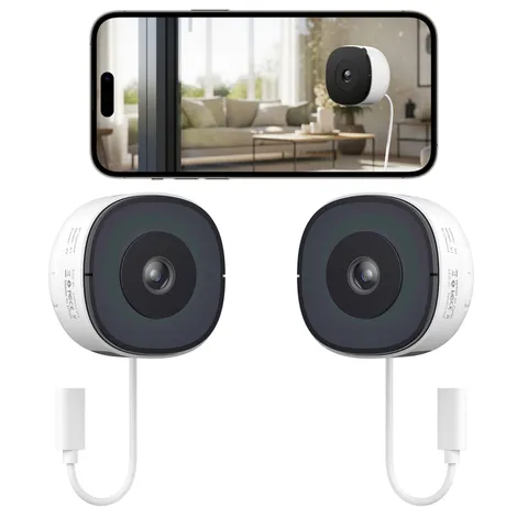 2Pack Wansview 2K Window Camera 2.4/5G WIFI Indoor Security Camera Ai Detection