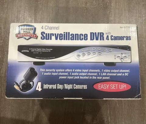 BUNKER HILL Security Surveillance DVR With 4 Cameras #67139