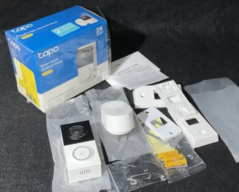 Tapo D130 2K Wired Video Doorbell 180° View Color Night Vision WiFi *FED-EX 2 BD