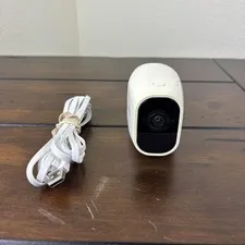 Arlo Pro 2 1080p Wireless WiFi Indoor Outdoor Security Camera White USB Add-On