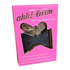 BlingSting Ahh!-larm Super Loud Personal Alarm Bow Keychain Glitter Safety 