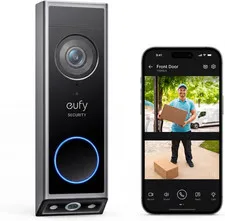 Eufy Security Video Doorbell E340, Dual Cameras, 2K FHD | No Subscription, Head-