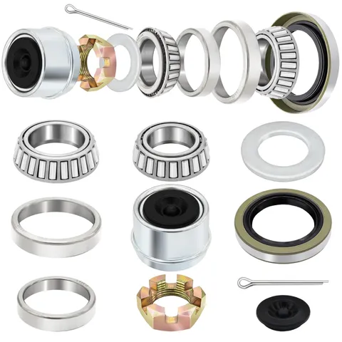 2 Sets Trailer Bearing Kit 3500 lb Boat Trailer Axle Bearing Kits L68149 L44649