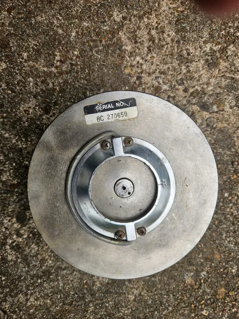 Vintage Star Combination Safe 7-1/2" Door Lid/Head Tubular In-Floor safe W/ DIAL