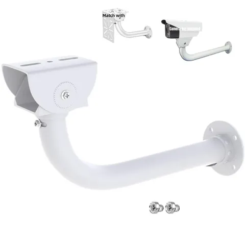L Security Camera Mount Bracket Universal Adjustable Wall Mount J Shape CCTV