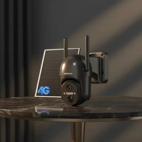 No Wi-Fi Needed: 4G LTE Solar Security Camera with 360° Live View & Night Vision