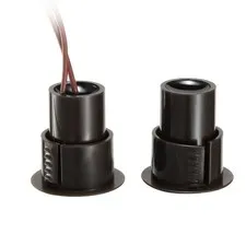 2PCS NC Recessed Wired Security Sensor Alarm RC-36 Magnetic Reed Switch Brown