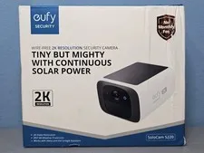 Eufy S220 Tiny But Might Security Camera With Solar Power - New & Sealed