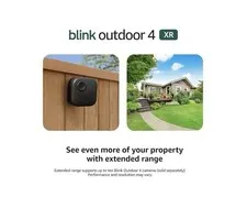Blink Outdoor 4 XR – two-year battery wireless camera with 4x security coverage