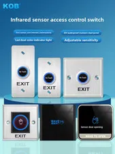 stainless steel access control switch infrared induction door button automatic r