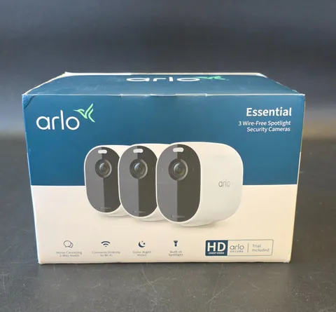 ARLO Essential 3 wire-free Spotlight Security Cameras