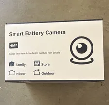 Noonkey Q10 4MP Wireless Wi-Fi Battery Camera Indoor/Outdoor Alexa Color NV