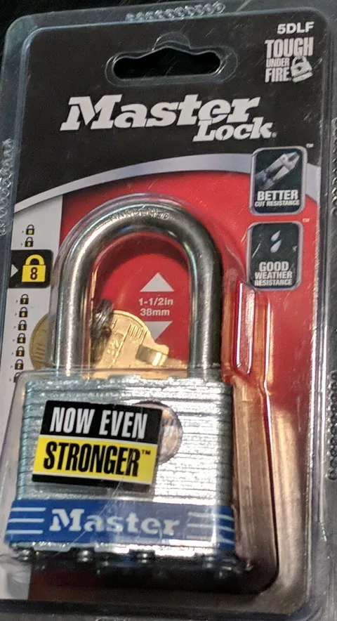 Master Lock 5DLF Laminated Steel Padlock, ⚠️CLEARANCE PRICE⚠️