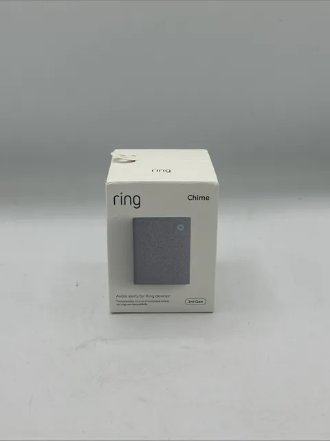 Ring Chime 3rd Gen Enhanced Audio Real-Time Alerts Home Security Brand New