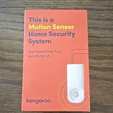 Kangaroo Wi-Fi Indoor Motion Sensor, Hub-Free App Alerts, White Instant Alert